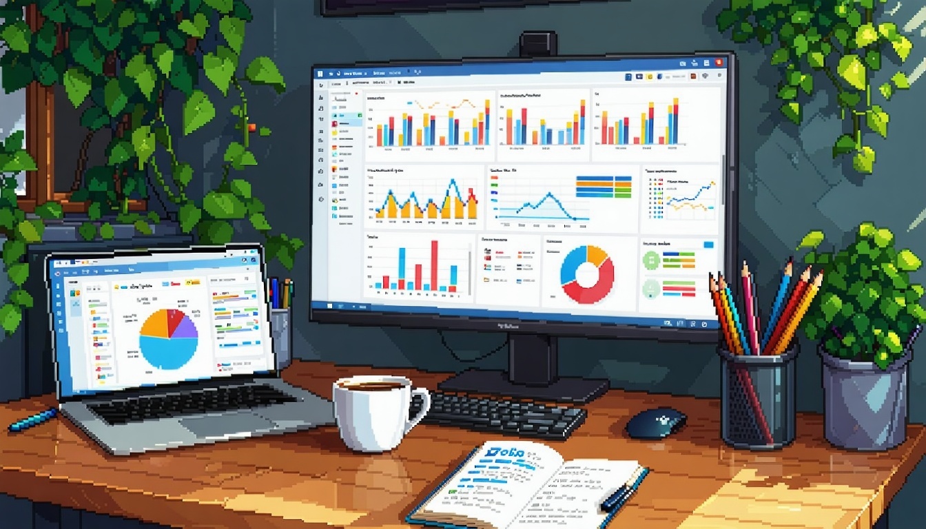 produktiver arbeitsplatz