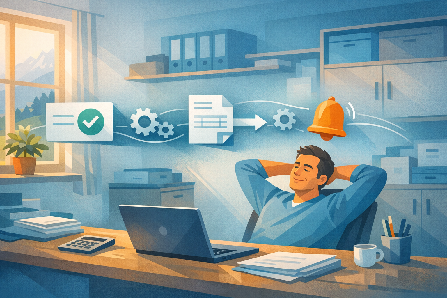 Power Automate für KMU: automatisierte Workflows in einem kleinen österreichischen Büro